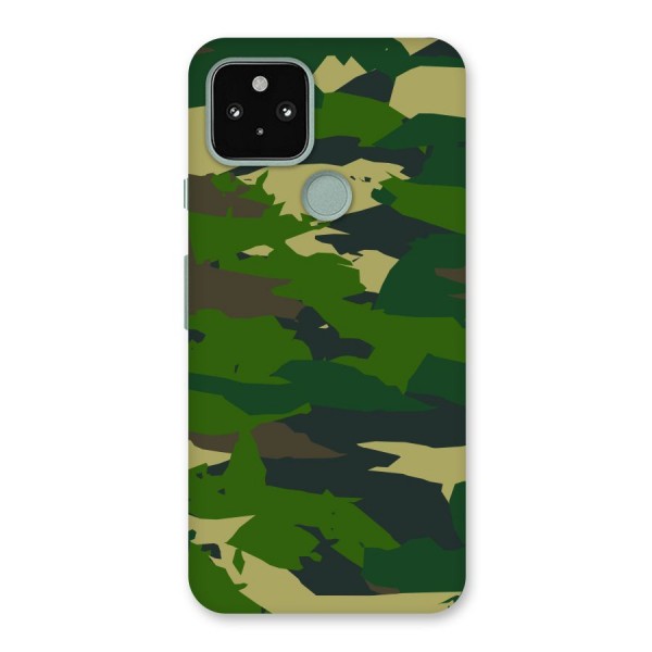 Green Camouflage Army Back Case for Google Pixel 5