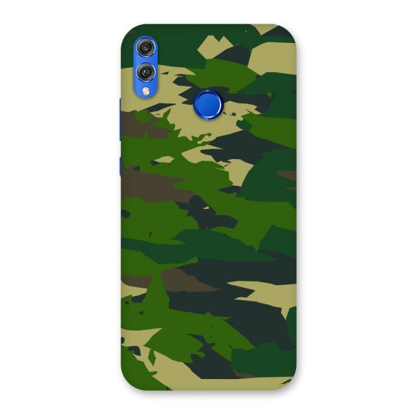 Green Camouflage Army Back Case for Honor 8X