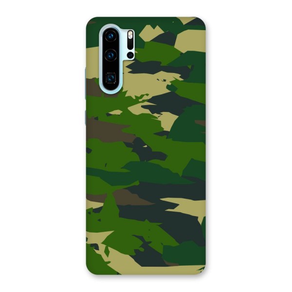 Green Camouflage Army Back Case for Huawei P30 Pro