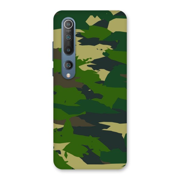 Green Camouflage Army Back Case for Mi 10