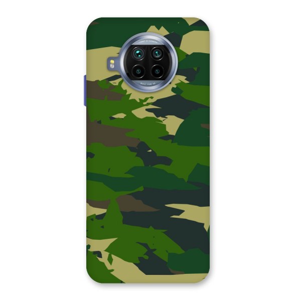 Green Camouflage Army Back Case for Mi 10i