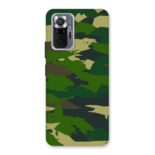 Green Camouflage Army Back Case for Redmi Note 10 Pro Max