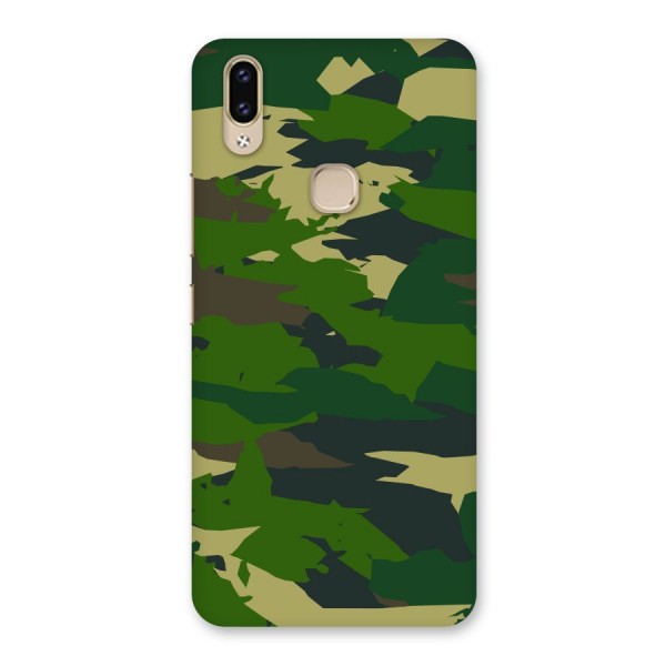 Green Camouflage Army Back Case for Vivo V9