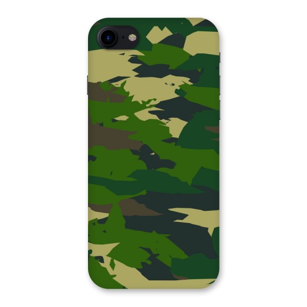 Green Camouflage Army Back Case for iPhone SE 2020
