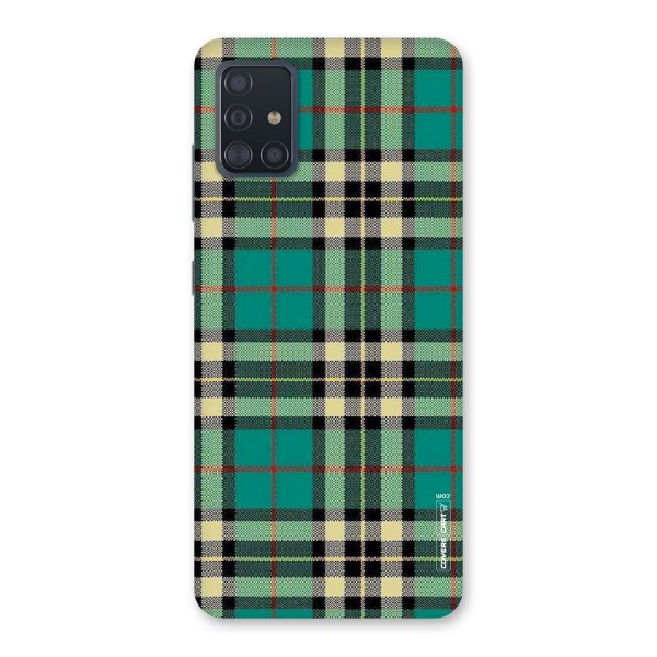 Green Check Back Case for Galaxy A51