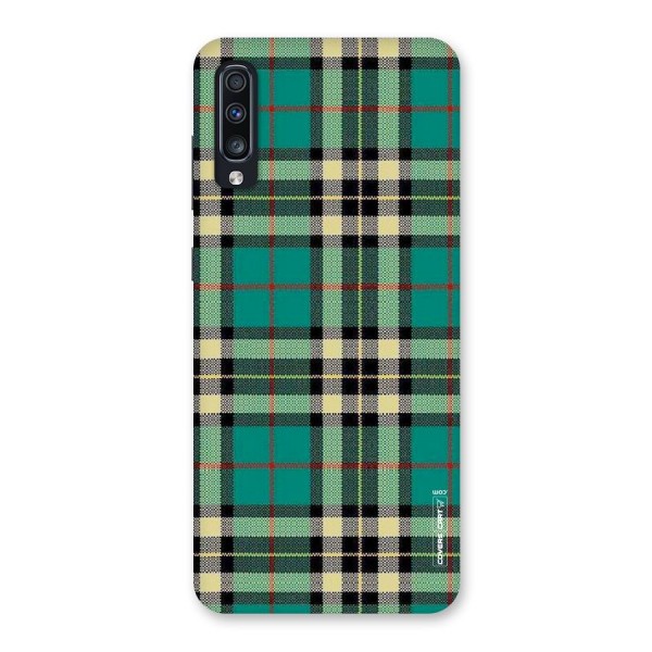 Green Check Back Case for Galaxy A70