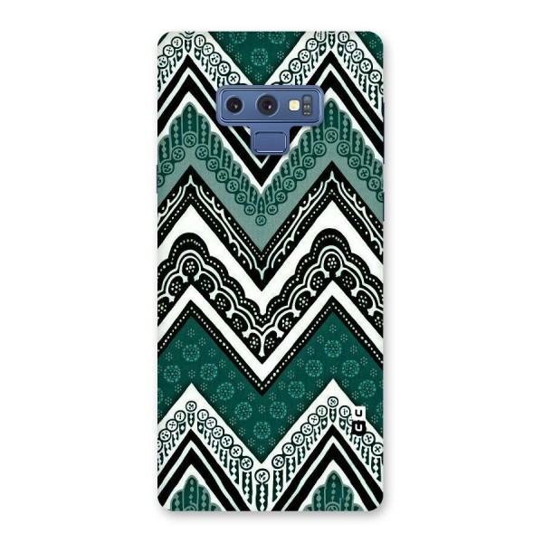 Green Chevron Back Case for Galaxy Note 9