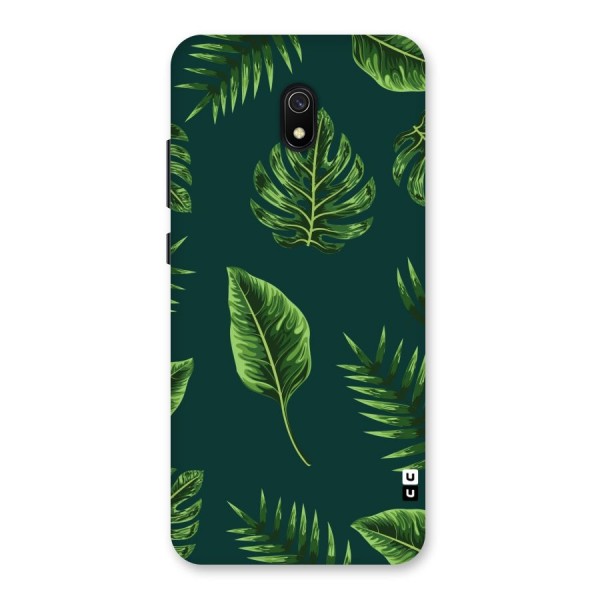 Green Leafs Back Case for Redmi 8A