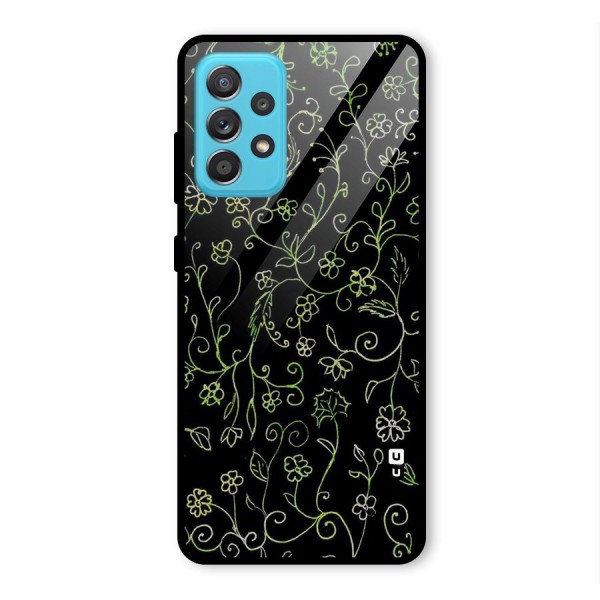Green Leaves Glass Back Case for Galaxy A52s 5G