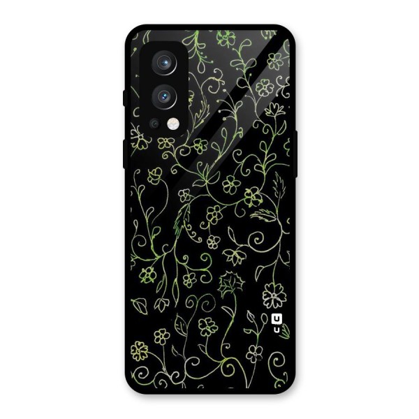 Green Leaves Glass Back Case for OnePlus Nord 2 5G