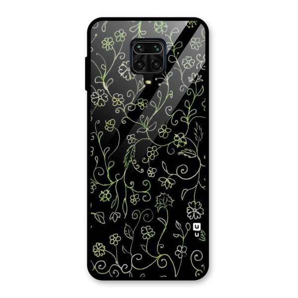 Green Leaves Glass Back Case for Poco M2 Pro