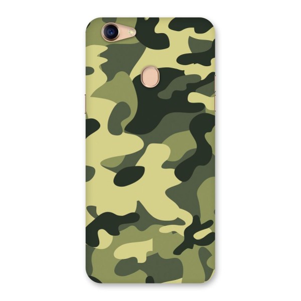Green Military Pattern Back Case for Oppo F5 Youth
