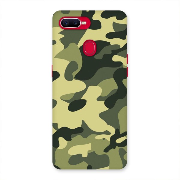 Green Military Pattern Back Case for Oppo F9 Pro