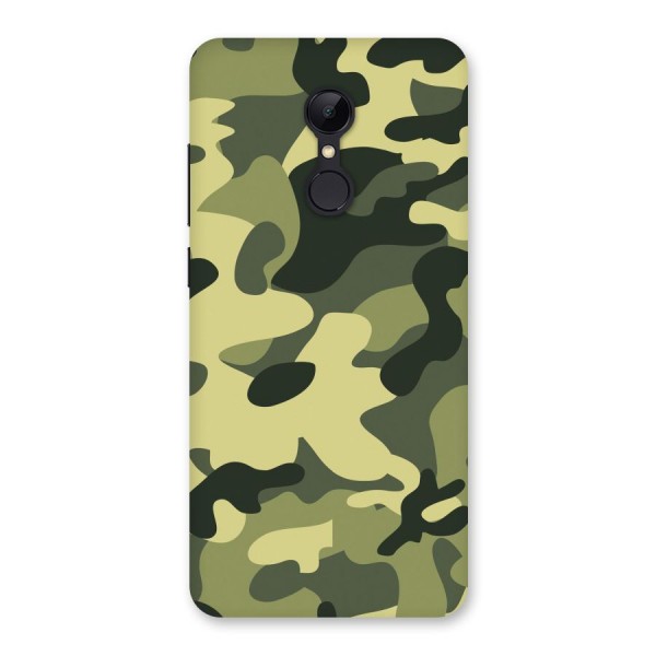 Green Military Pattern Back Case for Redmi 5