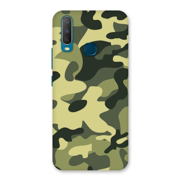 Green Military Pattern Back Case for Vivo Y17