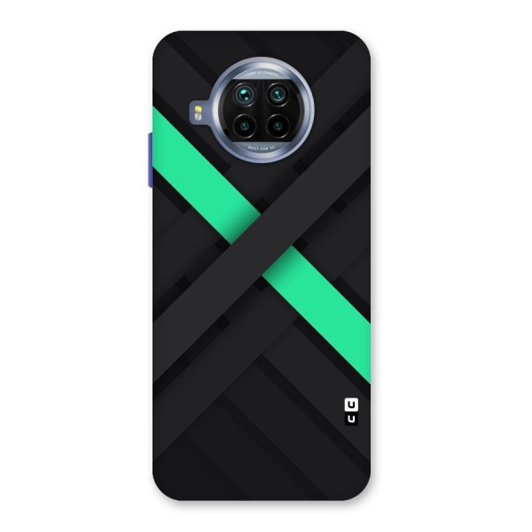 Green Stripe Diagonal Back Case for Mi 10i