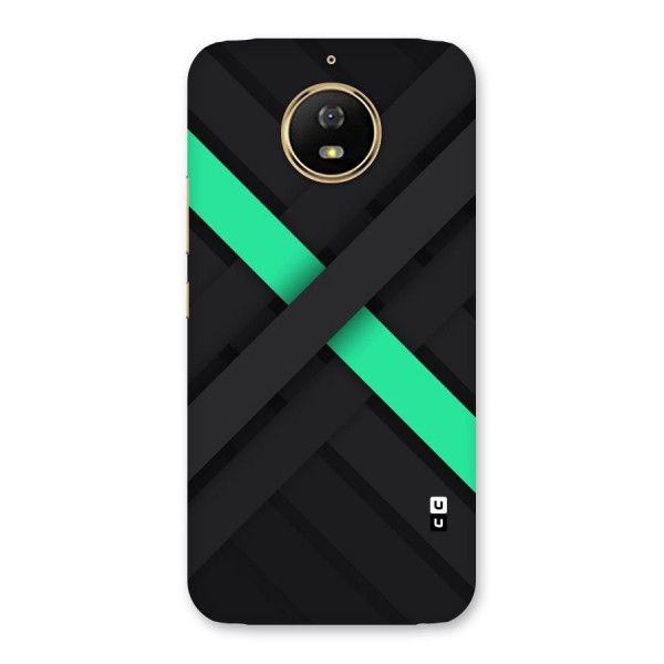 Green Stripe Diagonal Back Case for Moto G5s