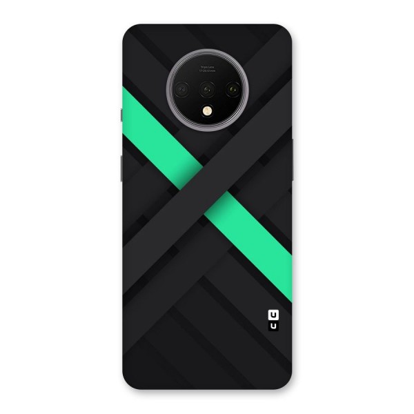 Green Stripe Diagonal Back Case for OnePlus 7T