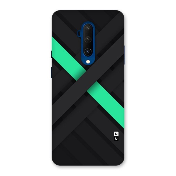 Green Stripe Diagonal Back Case for OnePlus 7T Pro