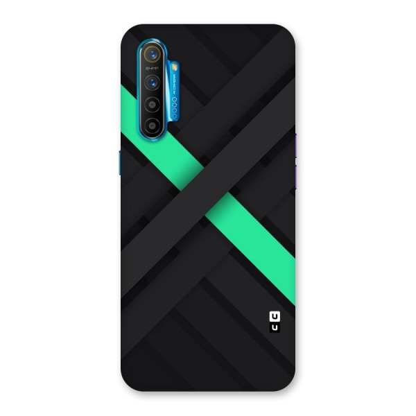 Green Stripe Diagonal Back Case for Realme XT