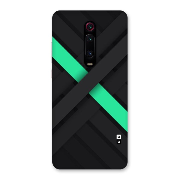 Green Stripe Diagonal Back Case for Redmi K20 Pro