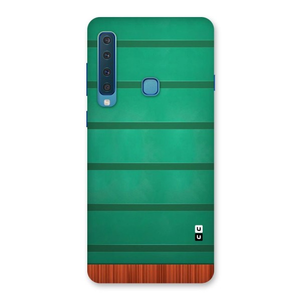 Green Wood Stripes Back Case for Galaxy A9 (2018)