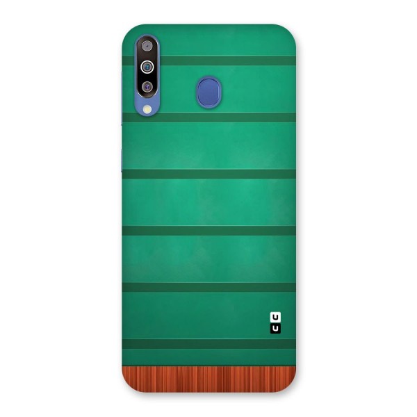 Green Wood Stripes Back Case for Galaxy M30
