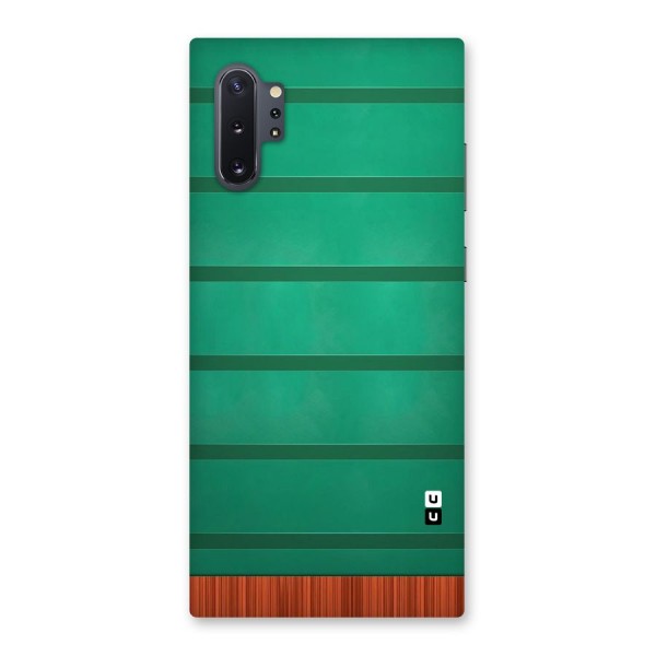 Green Wood Stripes Back Case for Galaxy Note 10 Plus