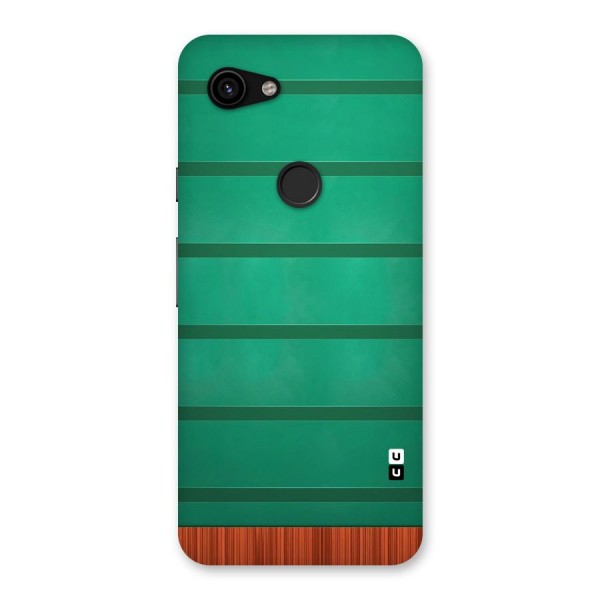 Green Wood Stripes Back Case for Google Pixel 3a