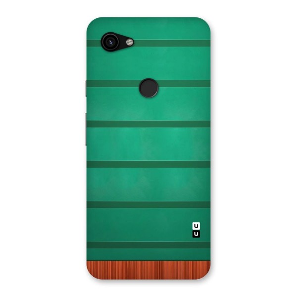 Green Wood Stripes Back Case for Google Pixel 3a XL