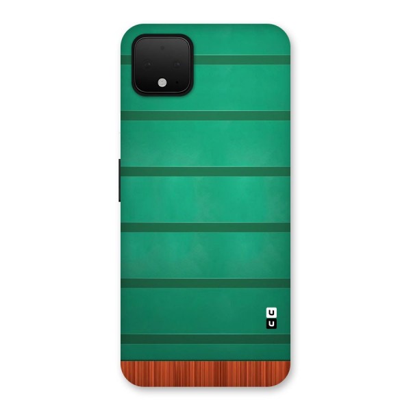 Green Wood Stripes Back Case for Google Pixel 4 XL