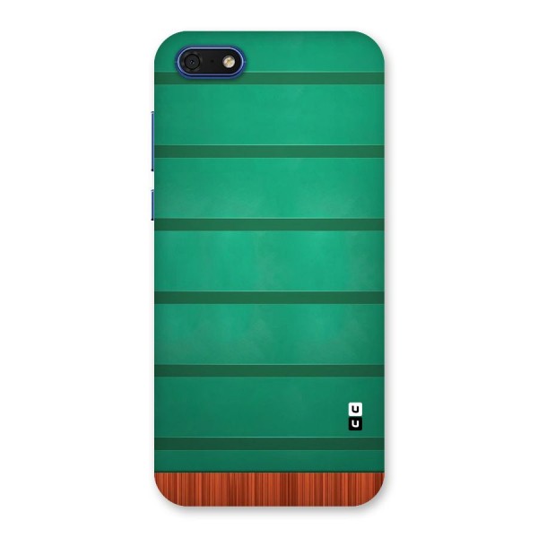 Green Wood Stripes Back Case for Honor 7s