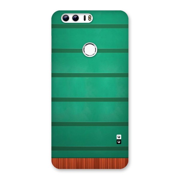 Green Wood Stripes Back Case for Honor 8