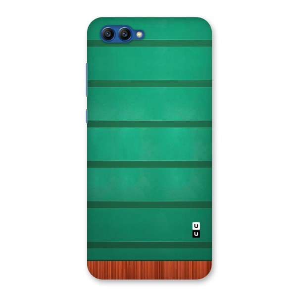 Green Wood Stripes Back Case for Honor View 10