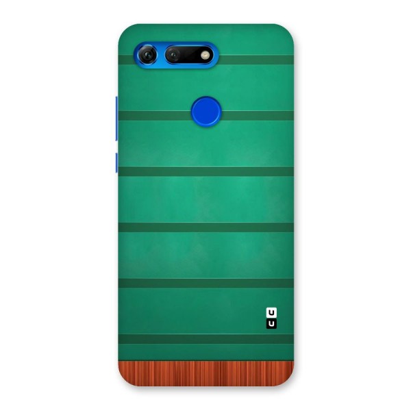 Green Wood Stripes Back Case for Honor View 20