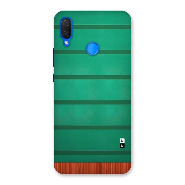 Green Wood Stripes Back Case for Huawei Nova 3i