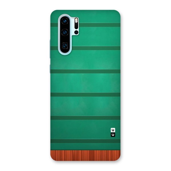 Green Wood Stripes Back Case for Huawei P30 Pro