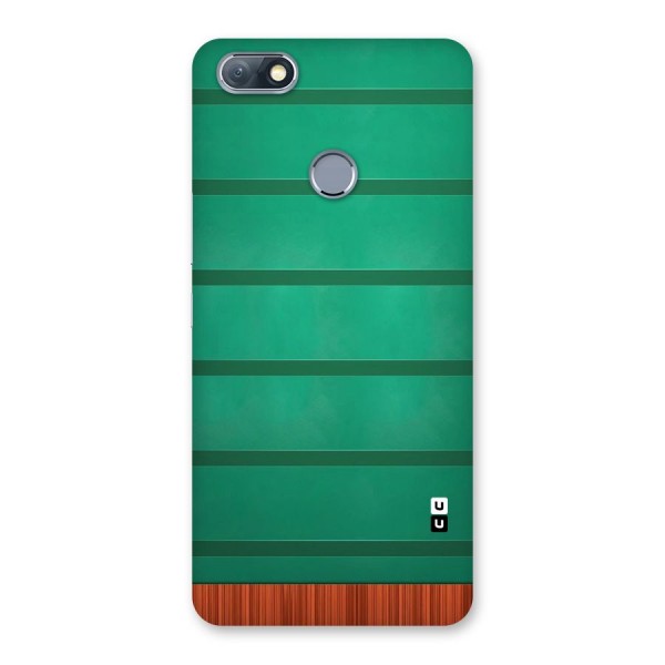 Green Wood Stripes Back Case for Infinix Note 5