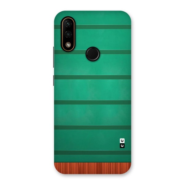 Green Wood Stripes Back Case for Lenovo A6 Note