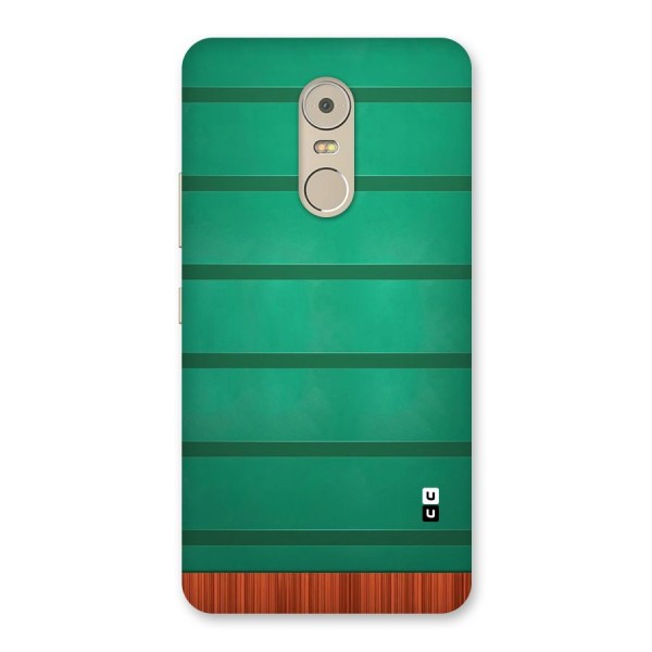 Green Wood Stripes Back Case for Lenovo K6 Note