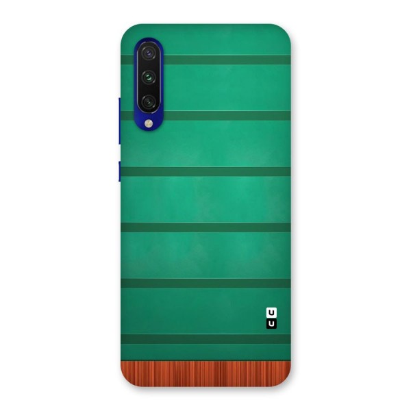 Green Wood Stripes Back Case for Mi A3