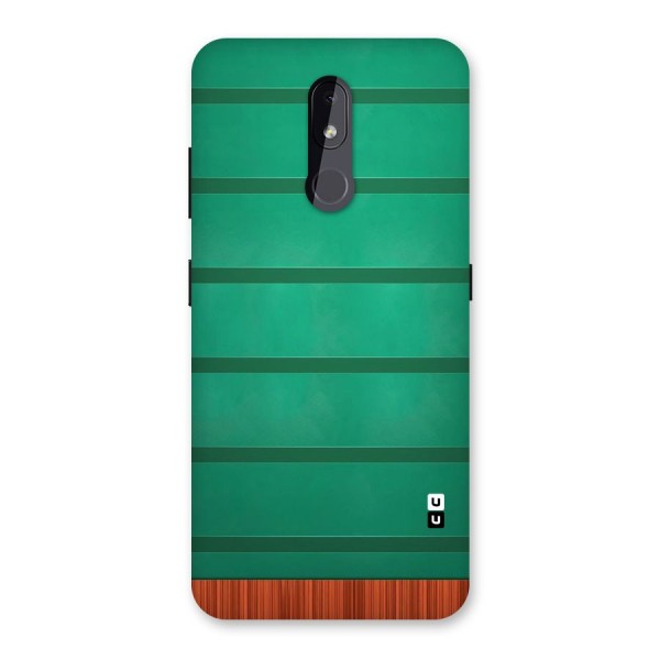 Green Wood Stripes Back Case for Nokia 3.2