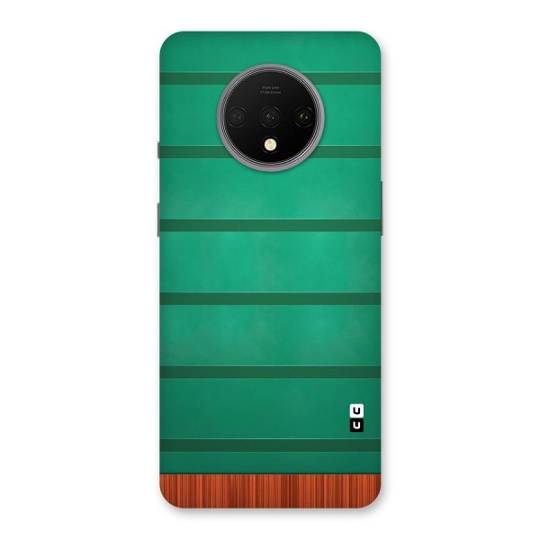 Green Wood Stripes Back Case for OnePlus 7T