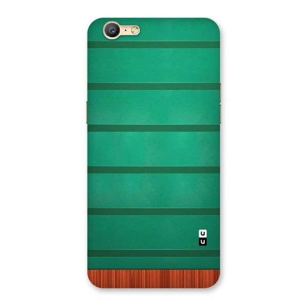 Green Wood Stripes Back Case for Oppo A39