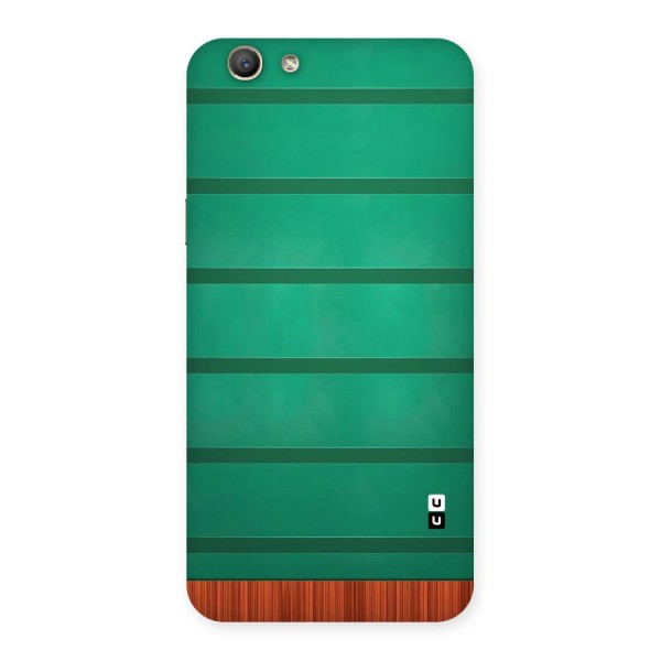 Green Wood Stripes Back Case for Oppo A59