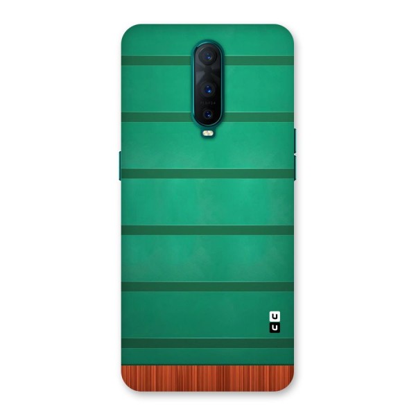 Green Wood Stripes Back Case for Oppo R17 Pro