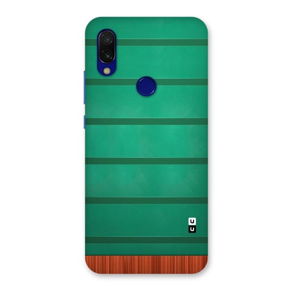 Green Wood Stripes Back Case for Redmi 7