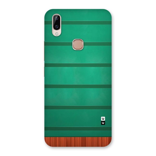 Green Wood Stripes Back Case for Vivo Y83 Pro