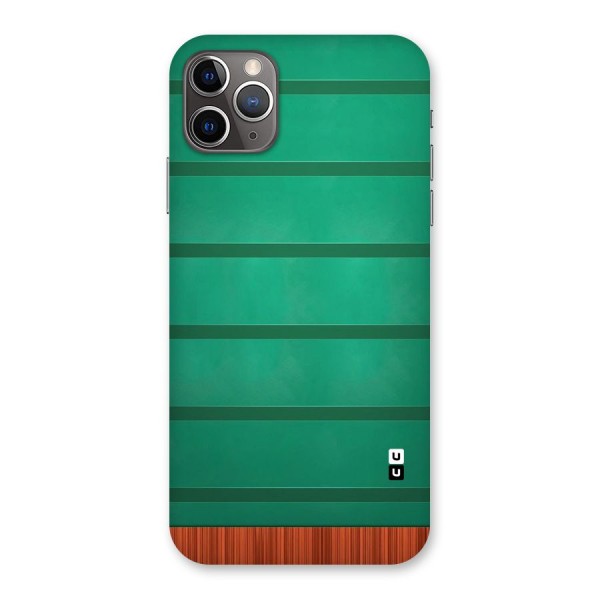 Green Wood Stripes Back Case for iPhone 11 Pro Max