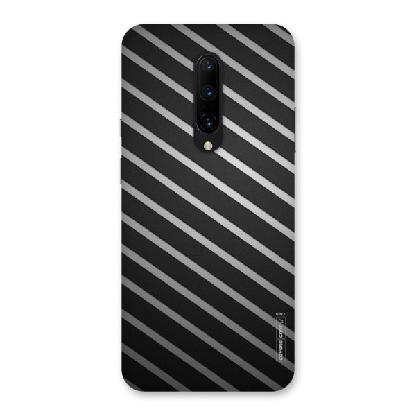 Grey And Black Stripes Back Case for OnePlus 7 Pro